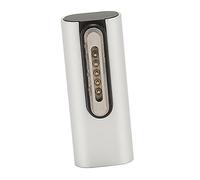 Adaptador de Carga USB C a Magnético Adaptador Magnético Seguro Aleación de Aluminio Fuerte Succión Ligero 140W Carga Rápida para Pro 2021 (Curva Media)