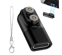 Adaptador de carga USB-C compatible con linternas frontales LEDLENSER serie P&H, cargador magnético de repuesto para linternas H5R, H7R, H15R, H19R, P18R, ML6, P6R, P7R y P5R, adaptador tipo C con cor