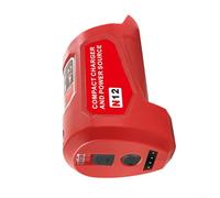 Adaptador de cargador de batería para BL1830 BL1840 48591201 carga fiable con indicador de estado LED y diseño de puerto USB/CC dual para electrónica (para 48-11-2401)