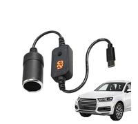 Adaptador de cargador de coche | Cargadores de teléfono de coche - Cable retráctil tipo C, cargador USB, carga USB súper rápida para teléfonos móviles, tabletas, portátiles