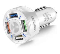Adaptador de cargador de coche compacto, cargador USB multipuerto PD20W con indicador LED, amplia compatibilidad para cargadores de coche rápidos,