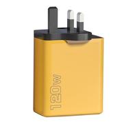 Adaptador de cargador de pared USB, cargador de teléfono móvil multipuerto | Adaptador de teléfono de pared multipuerto de 120 W | Bloque compacto tipo C con toma de pared internacional p