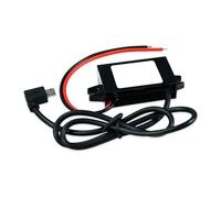Adaptador de cargador de teléfono de coche de 12 V, 24 V, 36 V, 48 V a 5 V, convertidor de corriente CC hembra USB tipo C, conector USB-C RUAJOGYNVM (micro USB curva derecha, CC 12 V 24 V (8-35 V))