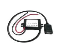 Adaptador de Cargador de teléfono for Coche, convertidor de Potencia Reductor de CC de 12V-24V a 5V, 3A, miniconvertidor Micro USB C de 12 voltios a 5 voltios(Single Female USB)