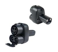 Adaptador de Cargador EV a NACS 3 Y/X/S, Nuevo Conector de Carga for vehículo eléctrico AC DC 2 en 1 J1772, Adaptador CCS1 Y J1772 EV