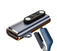 Adaptador de Cargador magnético - Convertidor Tipo C, Puerto de Carga rápida | Adaptador de Cargador para Auriculares de conducción ósea Compatible con smartwatch, Tableta y Auriculares inalámbricos.