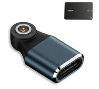 Adaptador de cargador para UGREEN FineTrack Slim Wallet Track/Slim S (solo Samsung), tarjeta de seguimiento de cartera, convertidor de carga magnético USB-C de repuesto (azul)