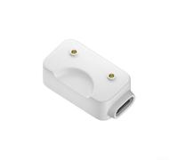 Adaptador de cargador USB C para Samsung Galaxy Fit3 | Material ABS, diseño compacto con indicador LED, carga rápida de 500 mA (blanco)