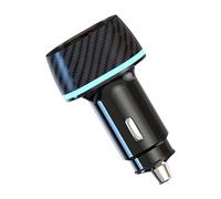 Adaptador de cargador USB para coche, adaptador de cargador de teléfono de 48 W para coche, salidas USB dobles, bloque de carga de teléfono celular, toma de corriente, puerto USB para cargar múltiples