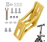 Adaptador de carro delantero para bicicletas plegables, bastidor de transporte delantero elevado para bicicletas plegables | Soporte de montaje de equipo de bicicleta de fácil montaje para viajes de