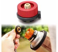 Adaptador de Cartucho de Gas, Cartucho de Adaptador de Gas, Adaptadores para Hornillo de Camping, Rojo