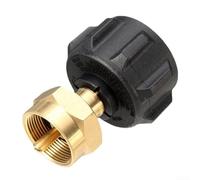 Adaptador de Cartucho de Gas para Campingaz para cv a Rosca 7/16 - Convertidor de Válvula para Estufas para primus para jetboil MSR Al Aire Libre 6.4cm