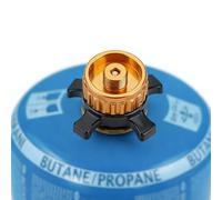 Adaptador de cartucho de gas para Easy-Click/CV a transición de bayoneta a rosca de 7/16 pulgadas, junta, hornillo de gas, lámparas de gas compatibles con rosca EN417