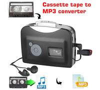 Adaptador de casete a MP3, compatible con memorias USB para convertir en cualquier lugar. Para fiestas de Halloween, discotecas y uso diario.