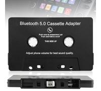 Adaptador de casete para coche, 5.0, adaptador para radio de coche, receptor Bluetooth, receptor de casete de coche, cassette Bluetooth, casete de audio para coche a adaptador auxiliar para smartphone