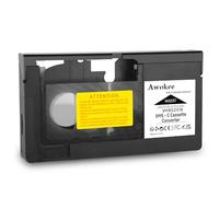 Adaptador de casete VHS-C compatible con videocámaras VHS-C SVHS JVC RCA Panasonic motorizado VHS convertidor de casete (no compatible con 8 mm / MiniDV / Hi8)