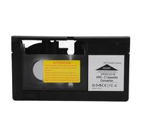 Adaptador de Casete VHS C, Convertidor de Casete de Control de una Tecla con Reproducción y Grabación, para Cintas S VHS C y S VHS, para Todas Las Cintas Estándar de 1,2 Mm