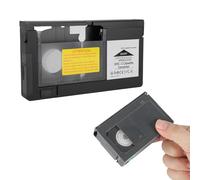Adaptador de Casete VHS C, Reproductor de Casetes de Vídeo para Varias Cintas S VHS C y S VHS, No Compatible con 8 Mm/MiniDV/Hi8, Función de Reproducción y Grabación