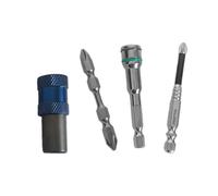 Adaptador de casquillo perforador,Convertidor de cola hexagonal antideslizante | 6,35 mm Adaptador de casquillo para taladro atornillador - Para muebles, construcción, automóvil, reparación de