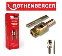 Adaptador De Chuck BSP De 1/2' Rothenberger Para Taladro De Diamante 89012