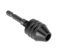 Adaptador de chuck sin llave de Zenithaur, vástago hexadecimal de 1/4 con Mini 3 - Diseño de la mandíbula, adecuado para brocas de perforación de 0.8 a 8 mm y cortadores