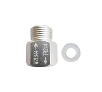 adaptador de cilindro de CO2, rápido TR21-4 a W21.8, resistente, Strea-m rosca hembra (A)