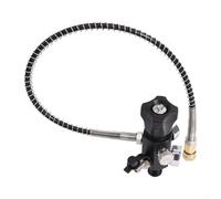 Adaptador de cilindro de doble calibre 7/8-14UNF para tanques de aire | Manómetros dobles de alta presión, clasificación de 6000 PSI, monitoreo preciso del tanque, rosca 7/8-14UNF