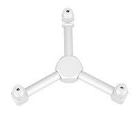 Adaptador de cilindro de gas para estufa de camping al aire, 3 en 1, de aleación de aluminio, LDAUYZLING (Plata)