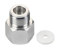 Adaptador de cilindro de soda para el hogar Regulador de barril de cerveza casero W21.8 a TR21.4 Accesorios para el fabricante de soda de CO2