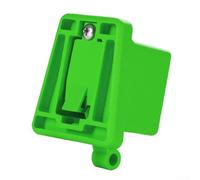 Adaptador de clip de estante delantero de nailon para bicicleta plegable Brompton, ligero y para un fácil montaje de la bolsa delantera (verde)