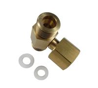 Adaptador de CO2 de latón resistente, herramienta de montaje, convertidores de botellas de soda, adaptador de tanques de CO2, convertidores de botellas de soda