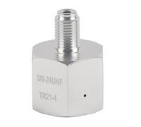 Adaptador de CO2 para Agua de Soda Mini Adaptador regulador de CO2 CO2 3/8 24UNF a 6ACME 6G para Soda Maker Homebrew Beer Corny Keg de carbonatación