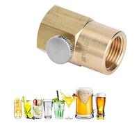 Adaptador de CO2, Tr21x4 a W21.8-14-RH Adaptador de CO2 Agua de soda Adaptador de cilindro de CO2 Conector de la válvula de llenado