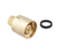 Adaptador de cobre amarillo del conector del propano de la carretilla elevadora RE7141F con la lavadora para el funcionamiento constante en la logística del almacén