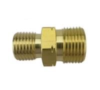 Adaptador de cobre resistente de 3/8 pulgadas hembra a macho de 1/4 pulgadas macho de rosca izquierda, accesorio de ajuste de línea para estufa, cocina, adaptador de electrodomésticos al aire libre