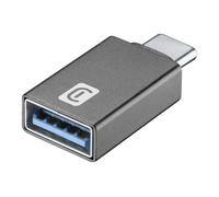 Adaptador De Coche Cellularline USB-C Negro