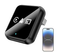 Adaptador de coche inalámbrico, accesorios de video automático | Adaptador de reproducción inalámbrica automática | para conductores, camiones, sedanes, SUV, viajes diarios en la ciudad, conducción