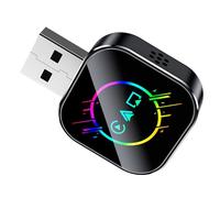 Adaptador de coche inalámbrico genérico, convertidor plug and play | Espejo inalámbrico para teléfono pantalla automática | para viajes largos Conducción Ciudad Navegación Streaming Música Llamadas