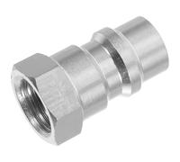 Adaptador de Coche para Aire Acondicionado de Automóvil en Aluminio Plata | Sellado Hermético y Diseño a Prueba de Fugas, Compacto y Portátil, Resistente a Altas Temperaturas