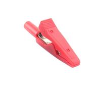 Adaptador de cocodrilo 10A 20A 30A 50AClip, Clip sonda enchufe 2mm y 4mm for multímetro, Cable prueba pluma aislado D1