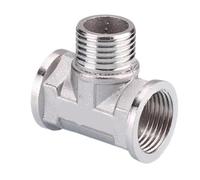 Adaptador De Codo Acero Inoxidable Con Rosca Macho Y Hembra, Tipo T, Reductor, Junta A Tope, Tapón, Acoplador, Accesorios Plomería(Blue)