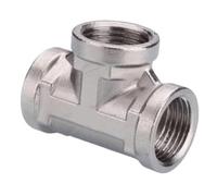 Adaptador De Codo Acero Inoxidable Con Rosca Macho Y Hembra, Tipo T, Reductor, Junta A Tope, Tapón, Acoplador, Accesorios Plomería(Tan)