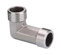 Adaptador De Codo Acero Inoxidable Con Rosca Macho Y Hembra, Tipo T, Reductor, Junta A Tope, Tapón, Acoplador, Accesorios Plomería(Orange)