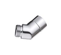 Adaptador de codo de ducha de mano de latón giratorio de 135 grados, conector de manguera de ducha, fácil de instalar, adaptador de cabezal articulado