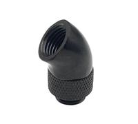 Adaptador de codo de refrigeración por agua para computadora, múltiples ángulos y sello a prueba de fugas, ergonómico optimización del espacio, adaptador de ajuste de refrigeración de metal