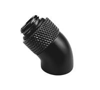 Adaptador de codo de refrigeración por agua para computadora, múltiples ángulos y sello a prueba de fugas, ergonómico optimización del espacio, adaptador de ajuste de refrigeración de metal