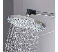 Adaptador de codo para cabezal de ducha, latón G1/2, ángulo de 90 grados con rosca hembra y macho, acabado negro para ducha de mano y spray superior, para una fácil instalación para fontanería de baño