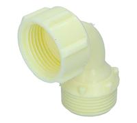 Adaptador de codo universal de 3/4 de pulgada para lavavajillas de la lavadora con manguera de entrada