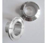 Adaptador de columna de conector de barril de cerveza de acero inoxidable de 1.5 pulgadas y 2 pulgadas con kit de juntas para elaboración de cerveza casera y uso comercial (2 unidades)