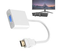 Adaptador de computadora - Convertidor de video VGA a alta velocidad | Conector de monitor multifuncional para computadoras, PC, ultrabooks, portátiles, computadoras de escritorio y proyectores con